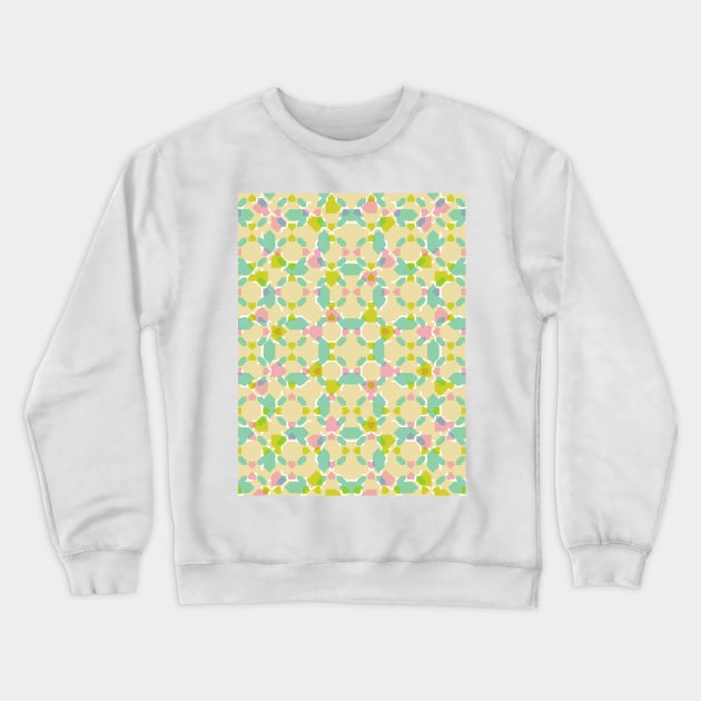 Pastel Bubblegum Kaleidoscope Crewneck Sweatshirt by Tobe_Fonseca